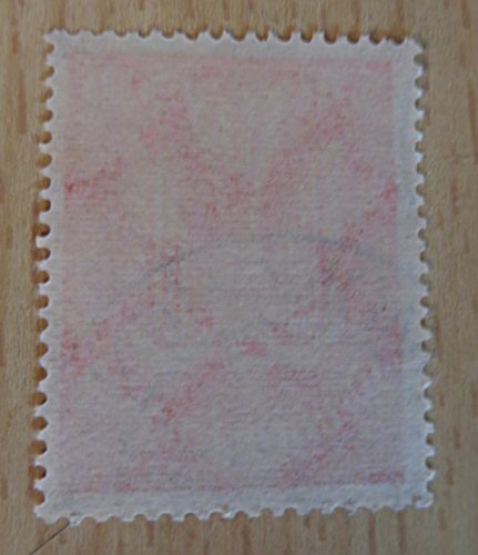  5 Mark 1922 Flugpost Holztaube Wasserzeichen Waffeln