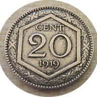 20 Centesimi 1919 Italien Münzen