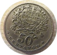50 Centavos 1927 Portugal Münzen