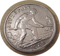 1 Franc 1946 Luxemburg Münzen - Letzeburg