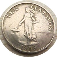10 Centavos 1958 Philippinen Münzen
