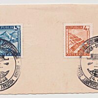 british Military searchlight Tattoo 1946 Wien Postsonderstempel Österreich